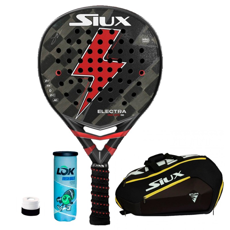 Pack Siux Electra ST3 SE 2025 + Schlägertasche + Bälle
