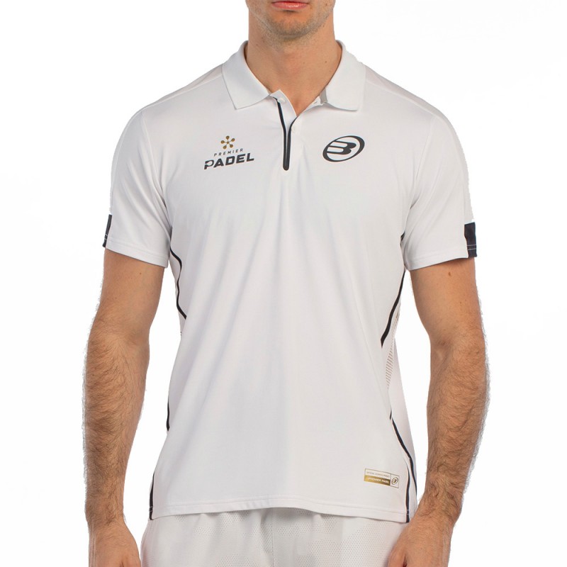 Bullpadel Bogue weißes Polo