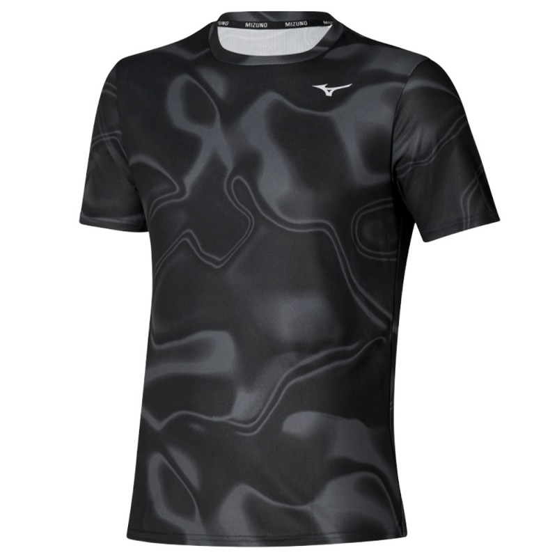 Mizuno Core Graphic Tee schwarzes T-Shirt