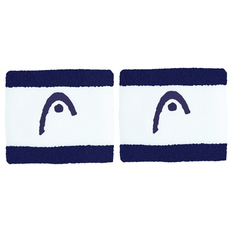Armband Head Striped 2.5 blaue weiße