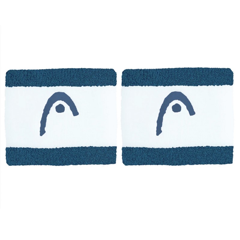 Armband Head Striped 2.5 türkis weiß