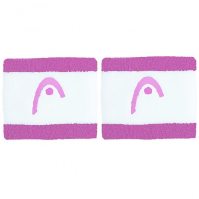 Armband Head Striped 2.5 weiße rosa