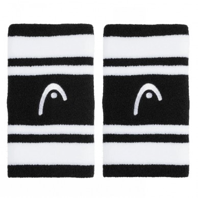Armband Head Striped 5 schwarz-weiße