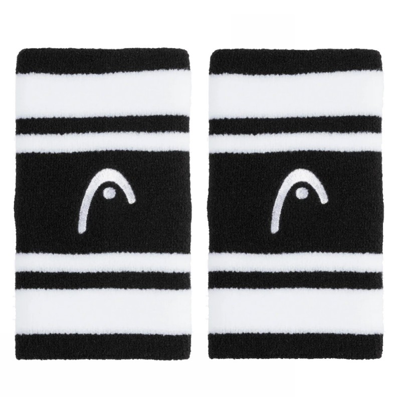 Armband Head Striped 5 schwarz-weiße