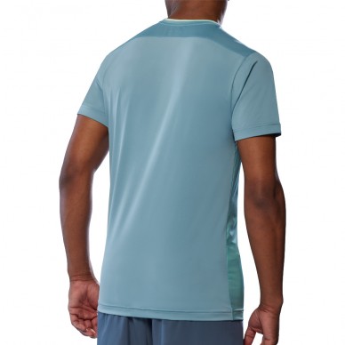 Mizuno Tennis Shadow Graphic Tee Blaues T-Shirt