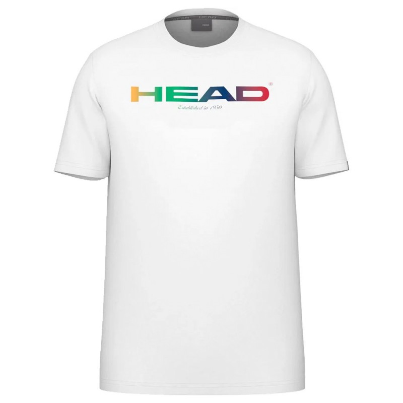Head T-shirt Rainbow weißes
