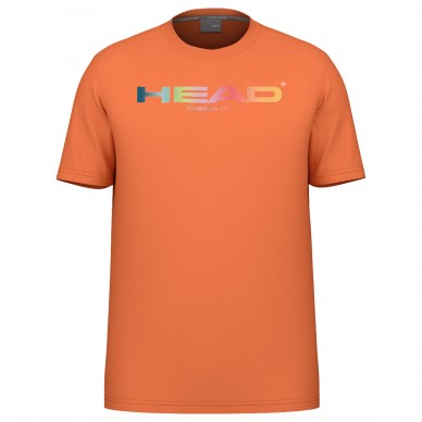 Head T-shirt Rainbow orange
