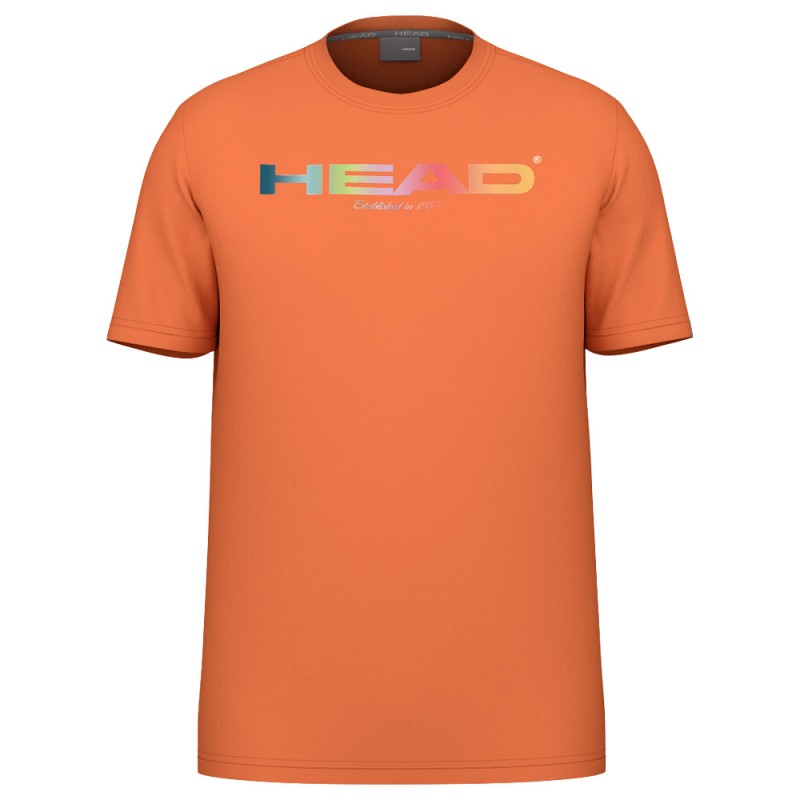 Head T-shirt Rainbow orange