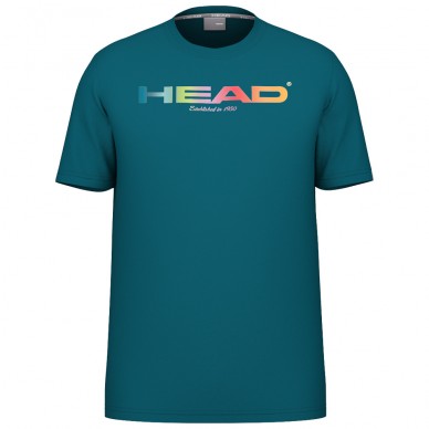 Head T-shirt Rainbow Türkisgrün