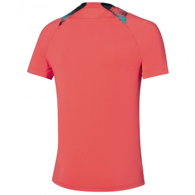 Mizuno Tennis Shadow Tee rotes T-Shirt