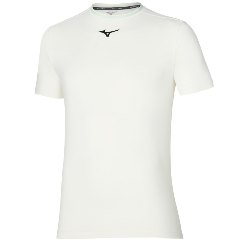 Mizuno Tennis Shadow Graphic Tee weiß T-Shirt