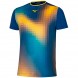 Mizuno Tennis Shadow Graphic Tee T-Shirt blau gelb