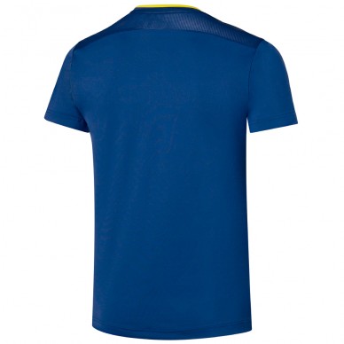 Mizuno Tennis Shadow Graphic Tee T-Shirt blau gelb
