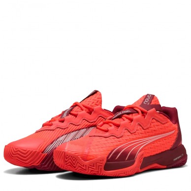 Puma Nova Elite Padelschuhe dark red crimsont 2025