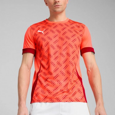 Puma Individual Padel Graphic rotes T-Shirt