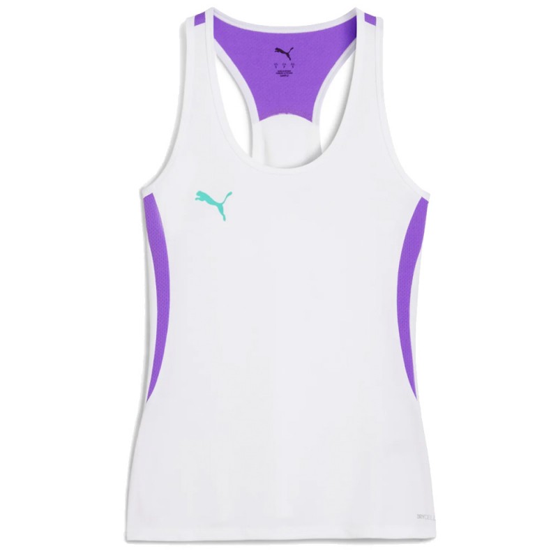 Puma Individual Padel Tank-Shirt weiß lila