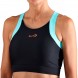 Endless Top Crop schwarz blau T-Shirt