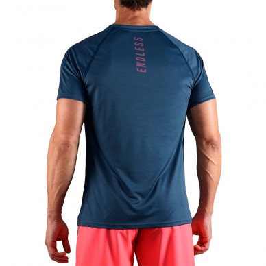 Endless Feisty Hexagon T-Shirt blau abyss