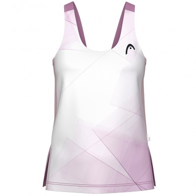 Head Spirit Tank Top bedrucktes rosa T-Shirt
