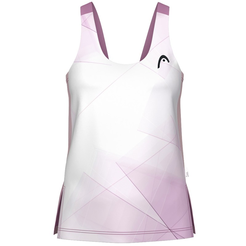 Head Spirit Tank Top bedrucktes rosa T-Shirt