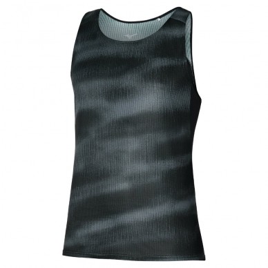 Mizuno Dryaeroflow Graphic Tank T-Shirt schwarz