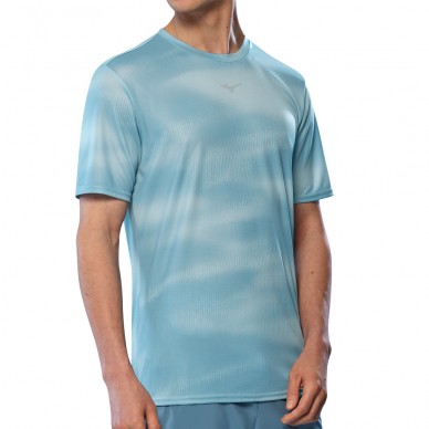 Mizuno Core Graphic TEE blaues T-Shirt