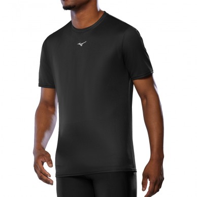 Mizuno Core Graphic TEE Schwarzes T-Shirt
