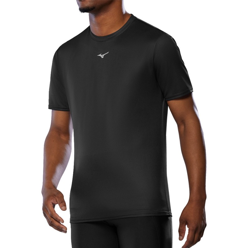 Mizuno Core Graphic TEE Schwarzes T-Shirt