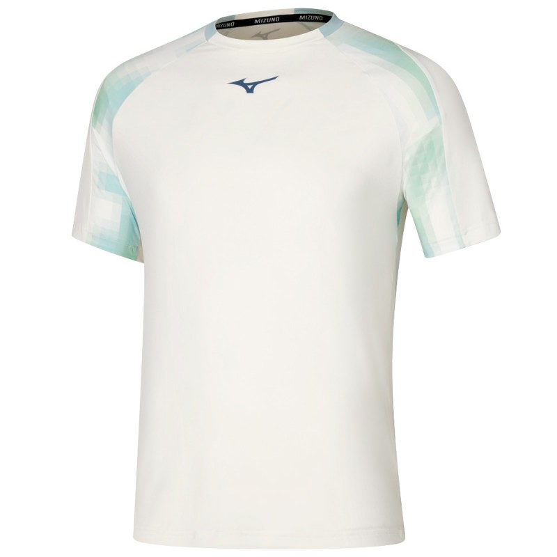 Mizuno Tennis Shadow TEE weißes T-Shirt
