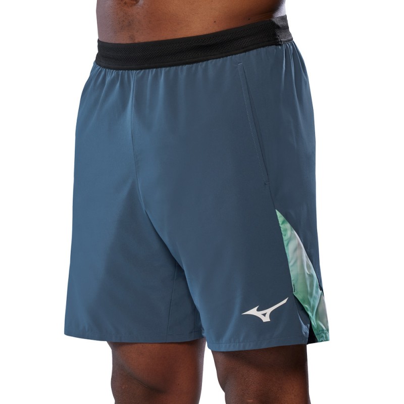 Short Mizuno Tennis 8IN Amply indigo blau