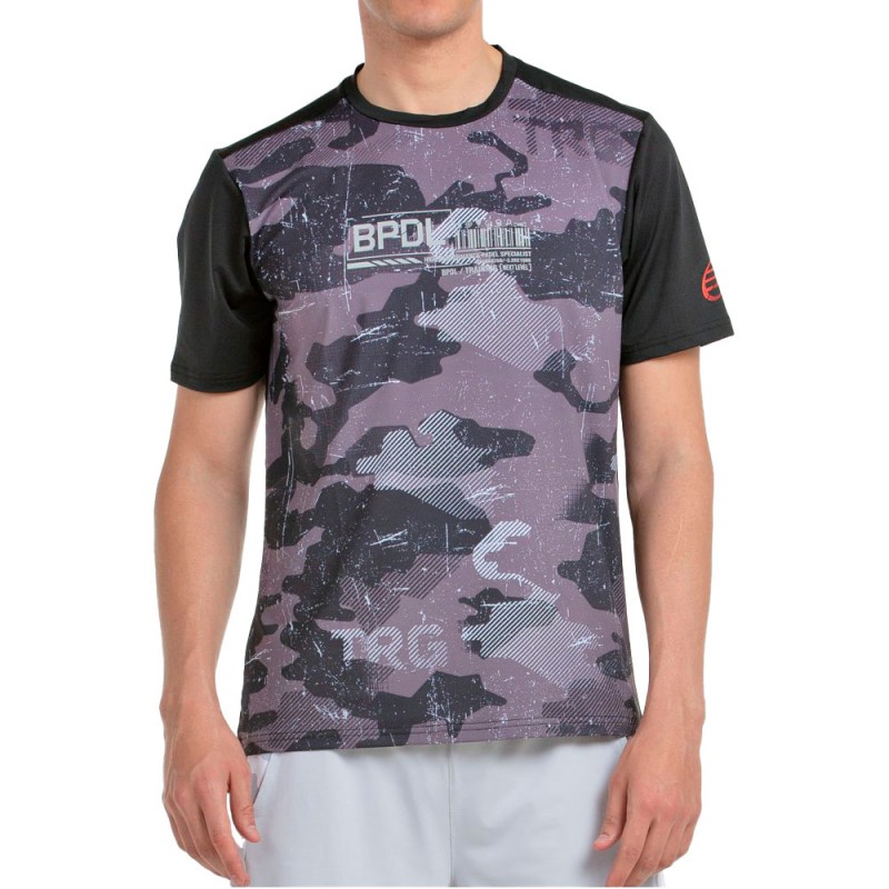 Bullpadel Esgos schwarzes T-Shirt