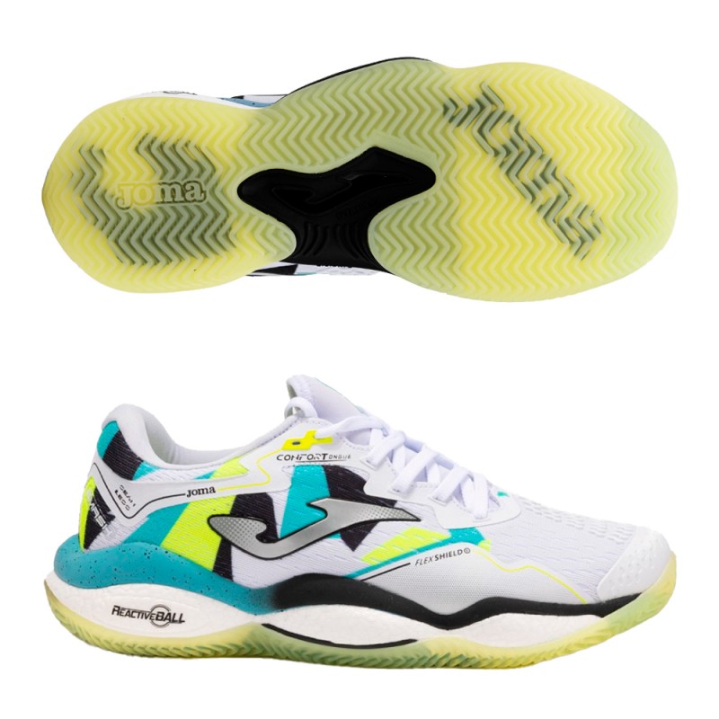Joma Padelschuhe Smash Men 2532 White Blue 2025