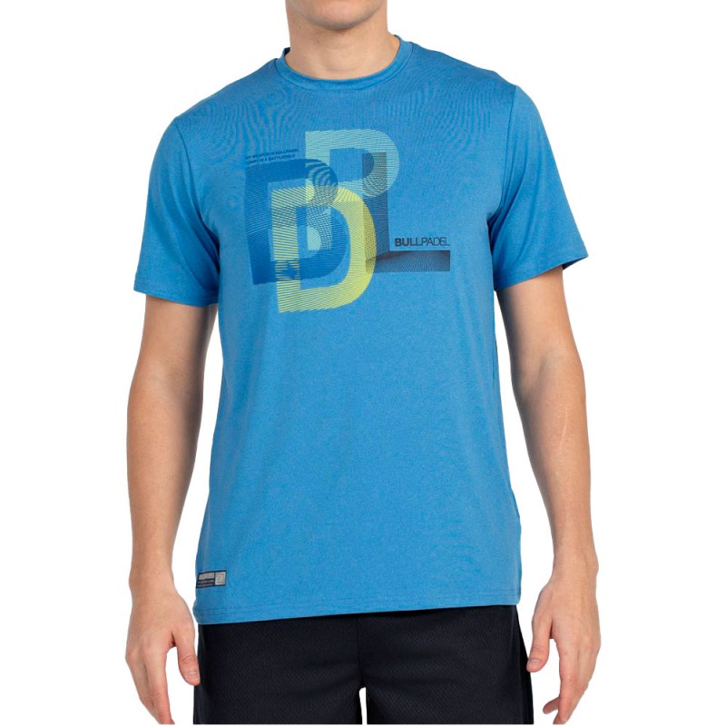 Bullpadel Bebas blaues T-Shirt