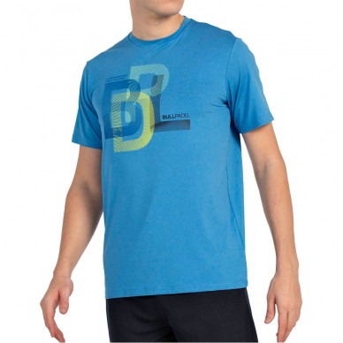 Bullpadel Bebas blaues T-Shirt