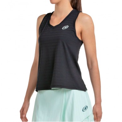 Bullpadel Adies schwarzes T-Shirt
