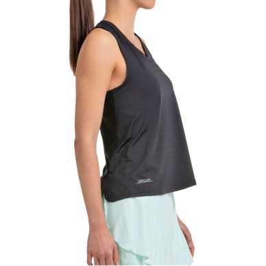 Bullpadel Adies schwarzes T-Shirt