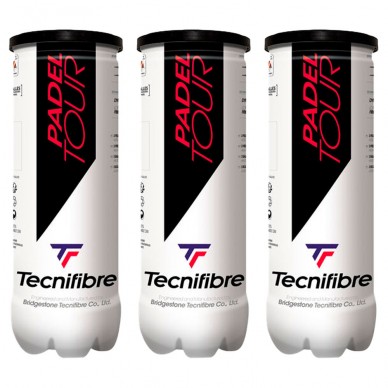 Pack 3 Dosen Bälle Tecnifibre Padel Tour