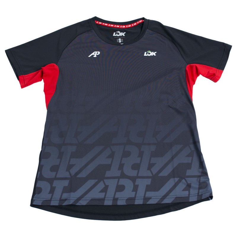 Lok Hood T-Shirt A1Padel schwarz
