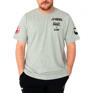 Lok Bridger A1Padel T-Shirt Hellgrau