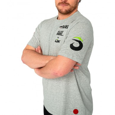 Lok Bridger A1Padel T-Shirt Hellgrau