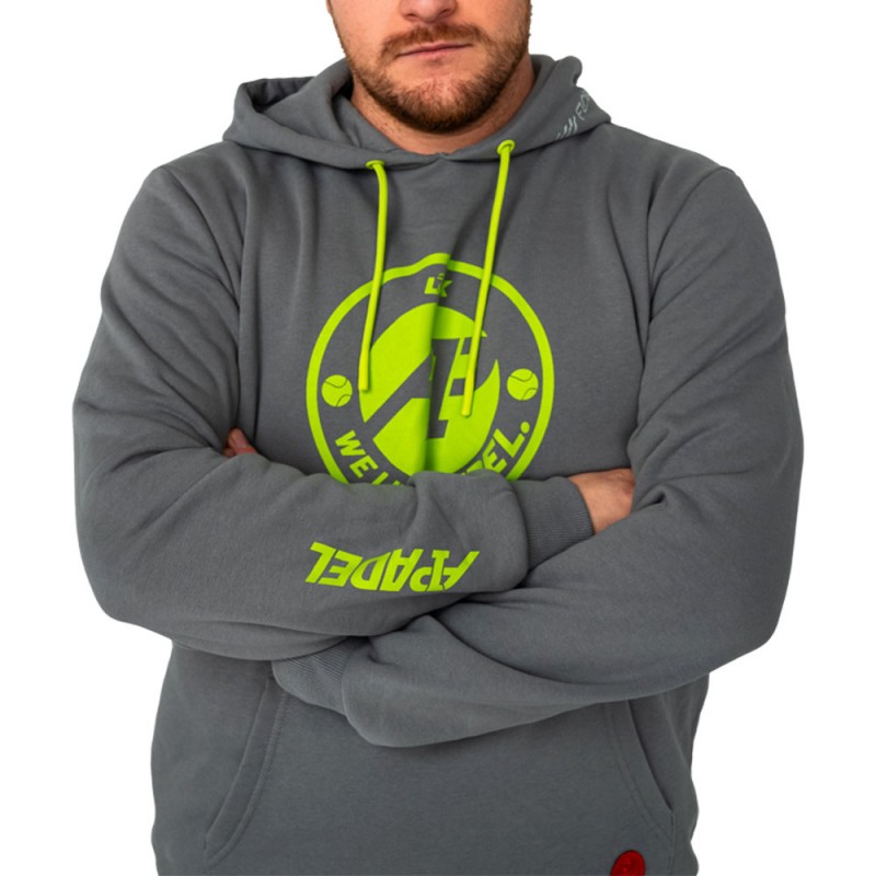 Lok Gross hoodie A1Padel grauer