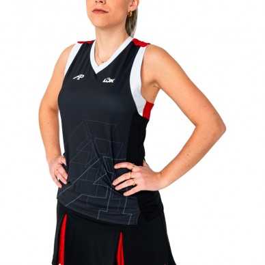 Lok Wasatch A1Padel schwarzes T-Shirt