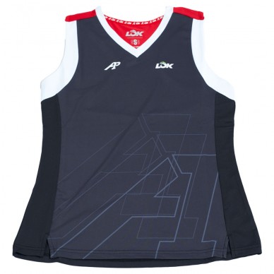Lok Wasatch A1Padel schwarzes T-Shirt
