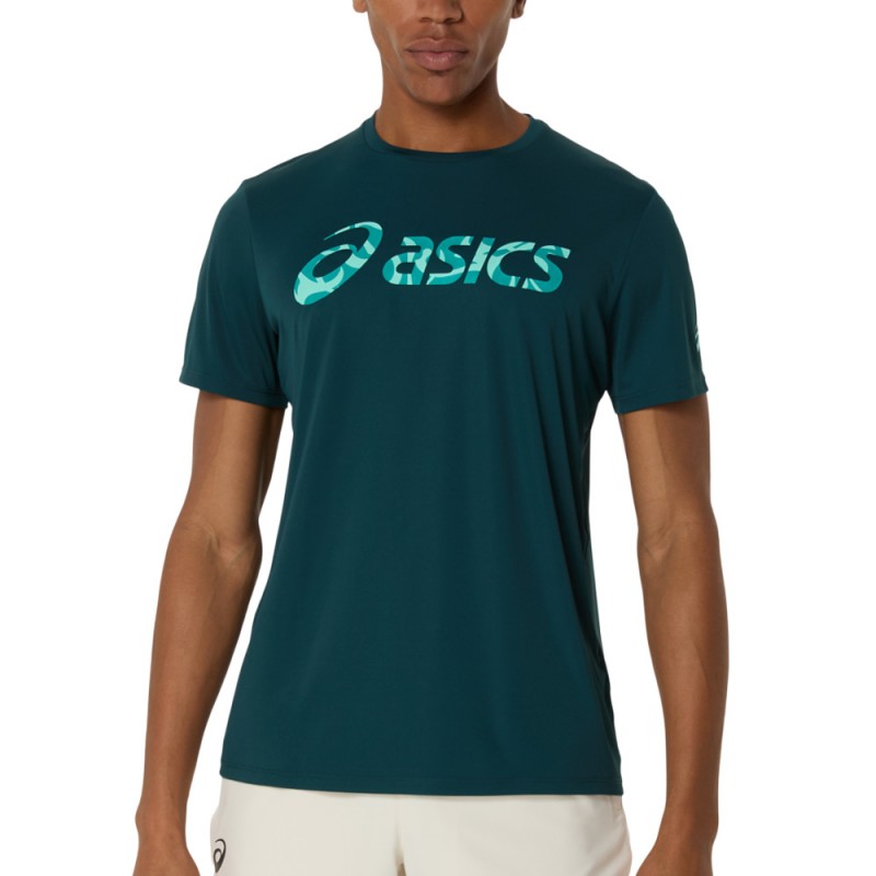 Asics Match Seasonal Graphic TEE grün T-Shirt