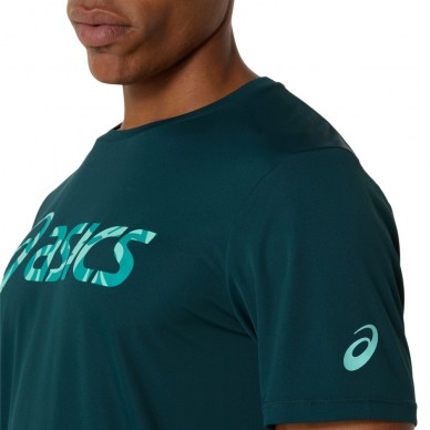 Asics Match Seasonal Graphic TEE grün T-Shirt