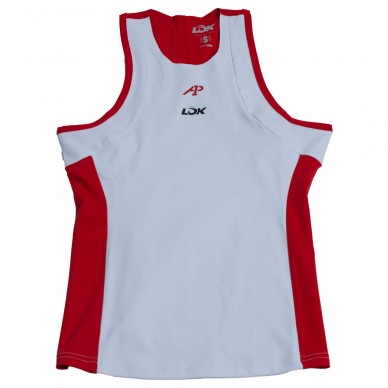Lok Elk A1Padel T-Shirt weiß rot