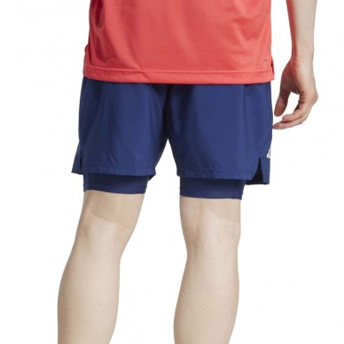 Adidas Club 2IN1 Short Marineblau