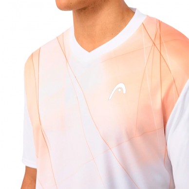 Head Topspin T-Shirt weiß orange
