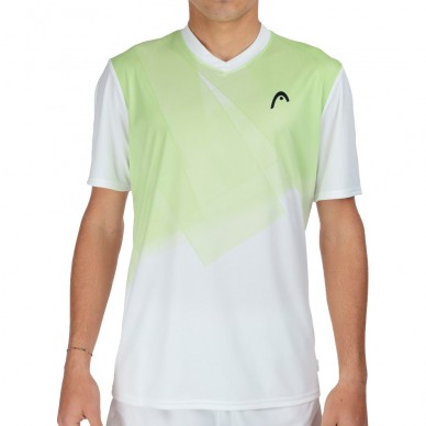 Head Topspin Weiß Lime T-Shirt