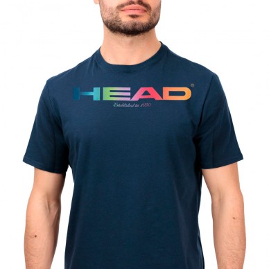 Head Rainbow dunkelblaues T-Shirt